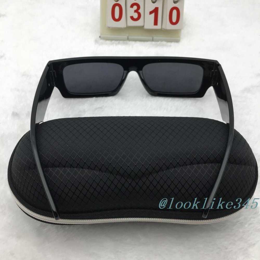Black Frame Black Lens Sunglasses - Picture 3 of 4